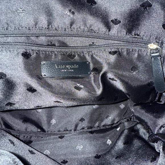 Kate Spade Black Floral Women's Backpack - Picture 9 of 10